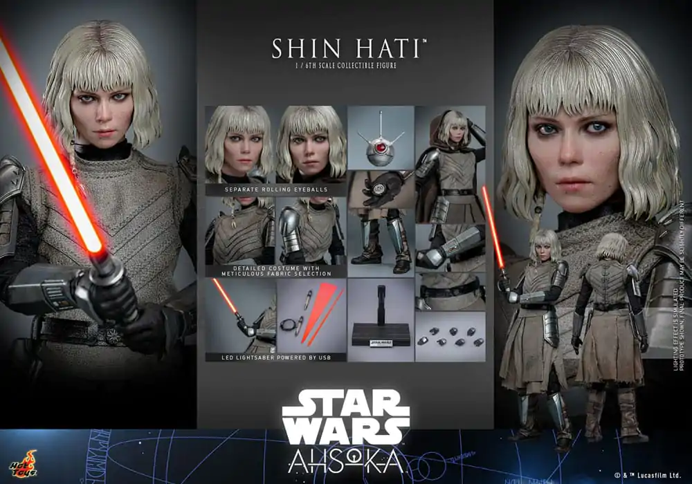 Star Wars: Ahsoka Figurina de Acțiune 1/6 Shin Hati 28 cm poza produsului