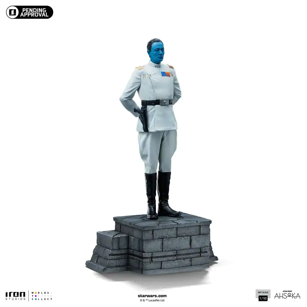 Star Wars Ahsoka Statuie Scară Artă 1/10 Mare Amiral Thrawn 25 cm poza produsului