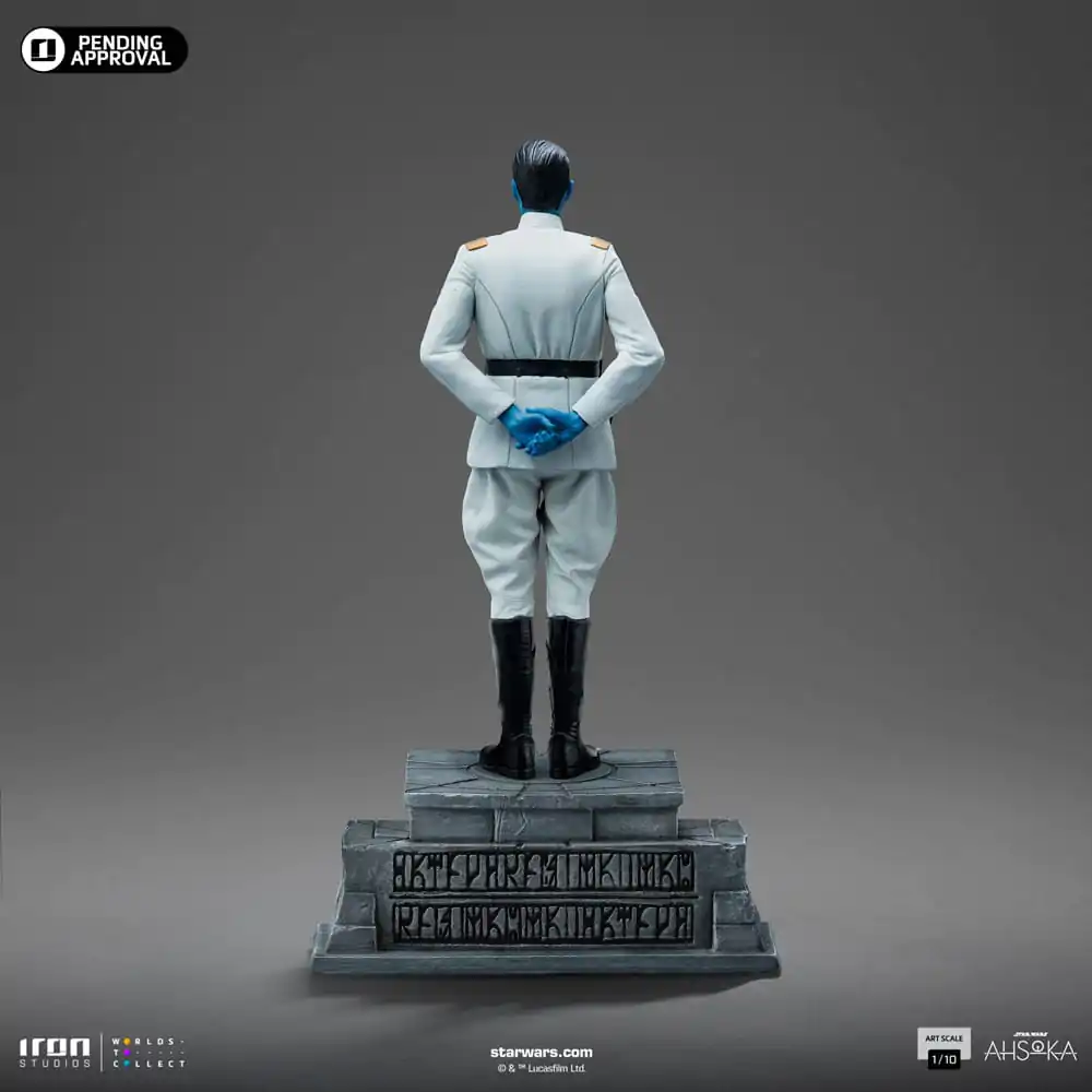 Star Wars Ahsoka Statuie Scară Artă 1/10 Mare Amiral Thrawn 25 cm poza produsului