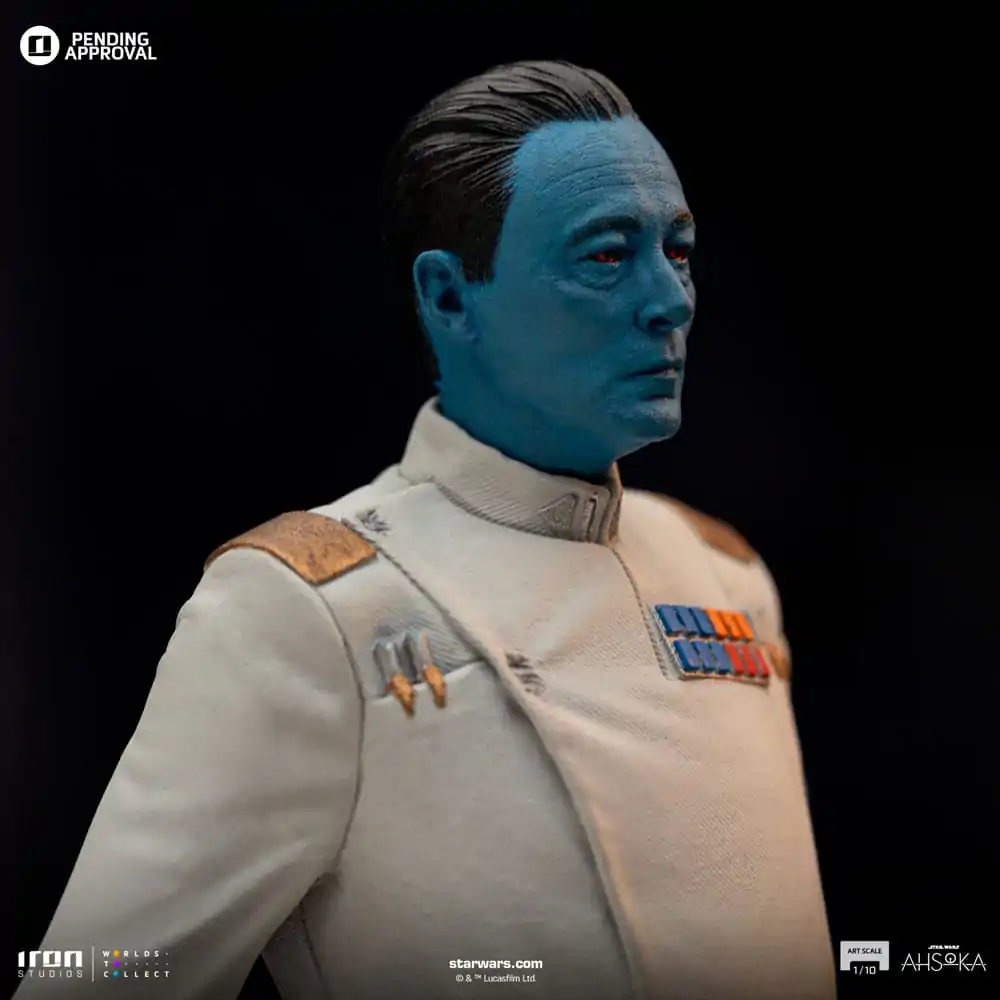 Star Wars Ahsoka Statuie Scară Artă 1/10 Mare Amiral Thrawn 25 cm poza produsului