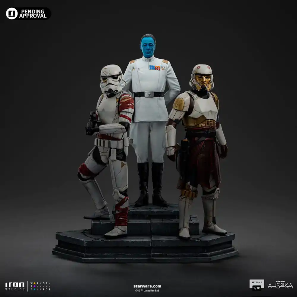 Star Wars Ahsoka Statuie Scară Artă 1/10 Mare Amiral Thrawn 25 cm poza produsului