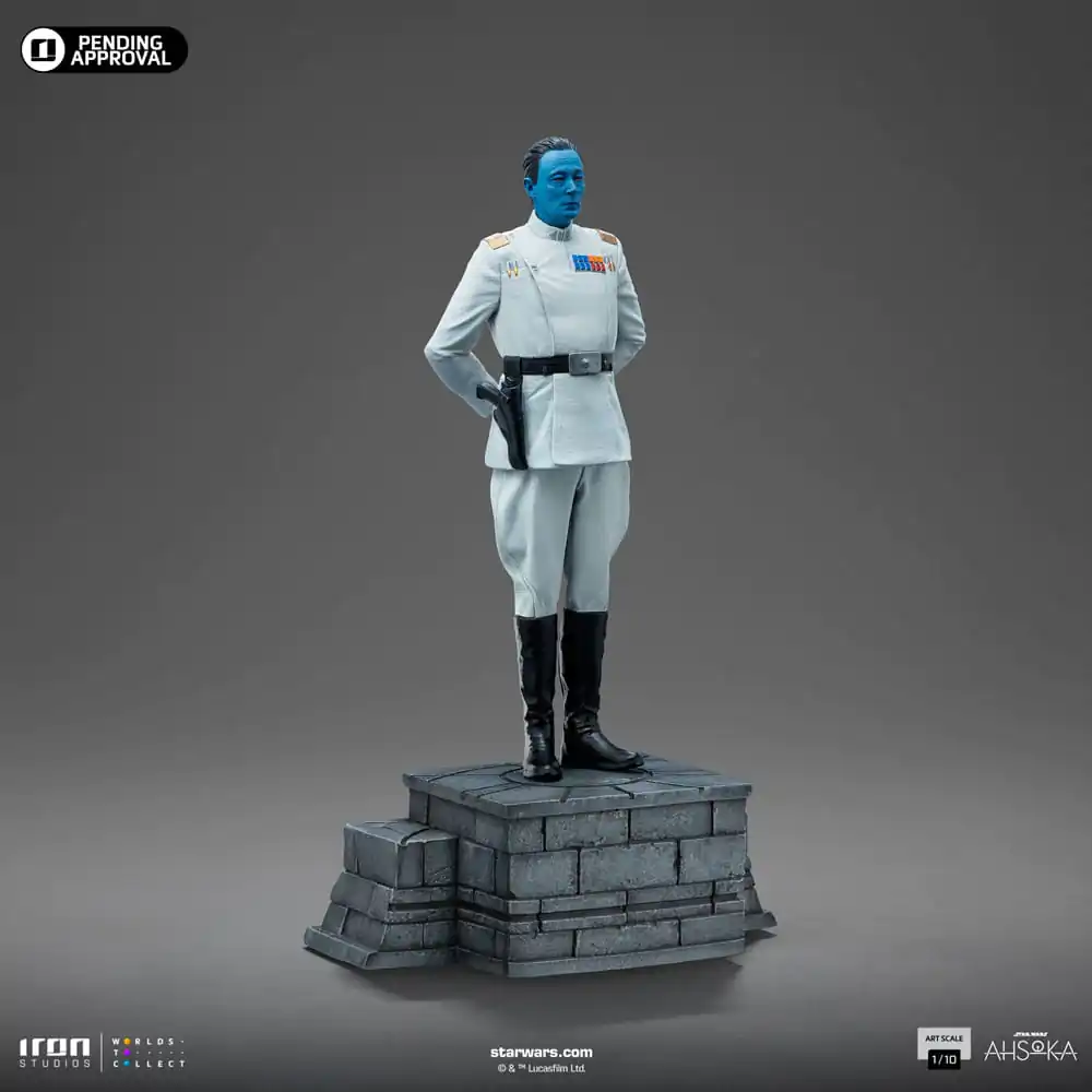 Star Wars Ahsoka Statuie Scară Artă 1/10 Mare Amiral Thrawn 25 cm poza produsului