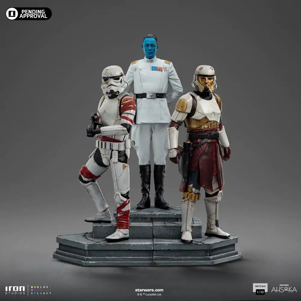 Star Wars Ahsoka Statuie Scară Artă 1/10 Mare Amiral Thrawn 25 cm poza produsului