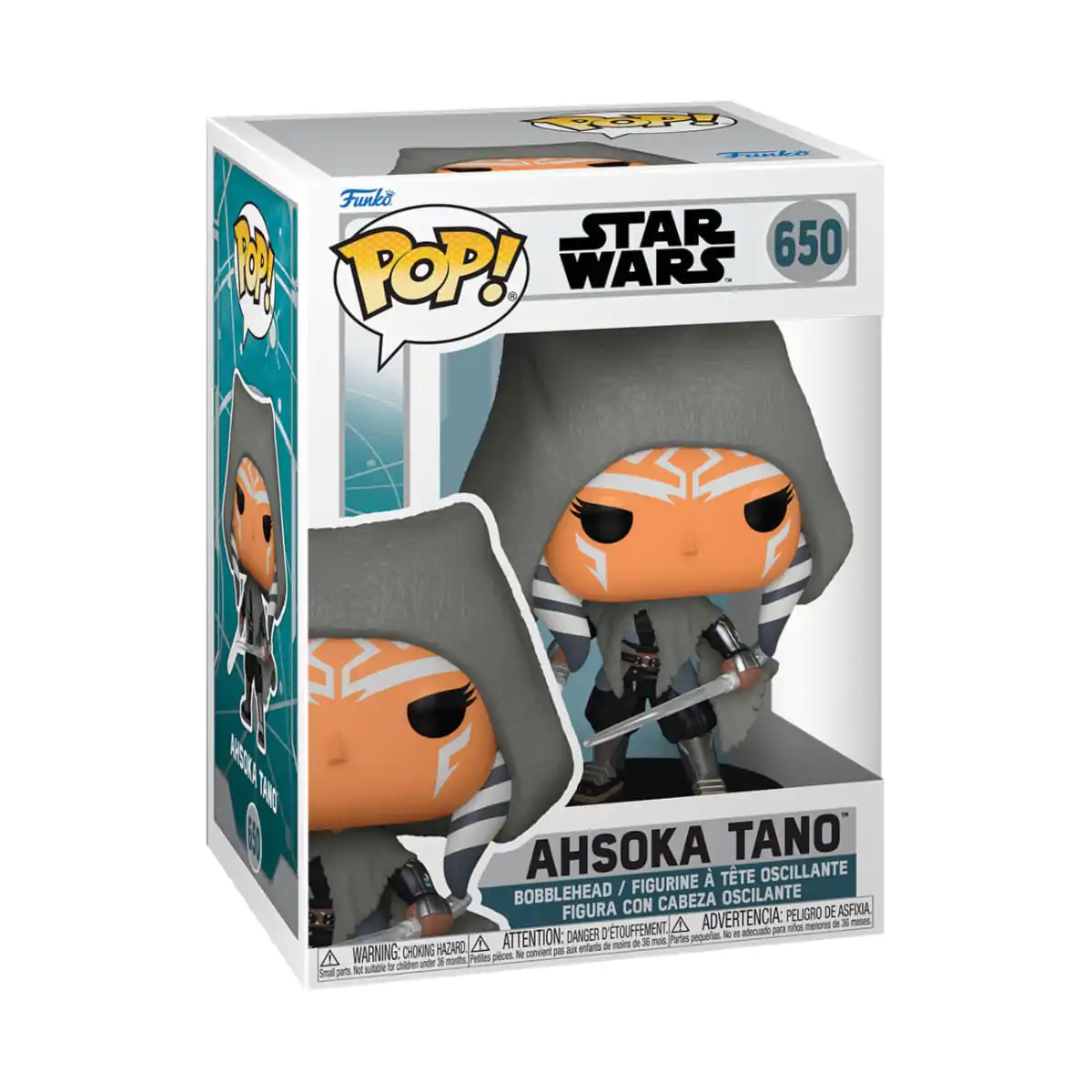 Star Wars: Ahsoka POP! Figurina Vinyl Ahsoka Tano 9 cm poza produsului