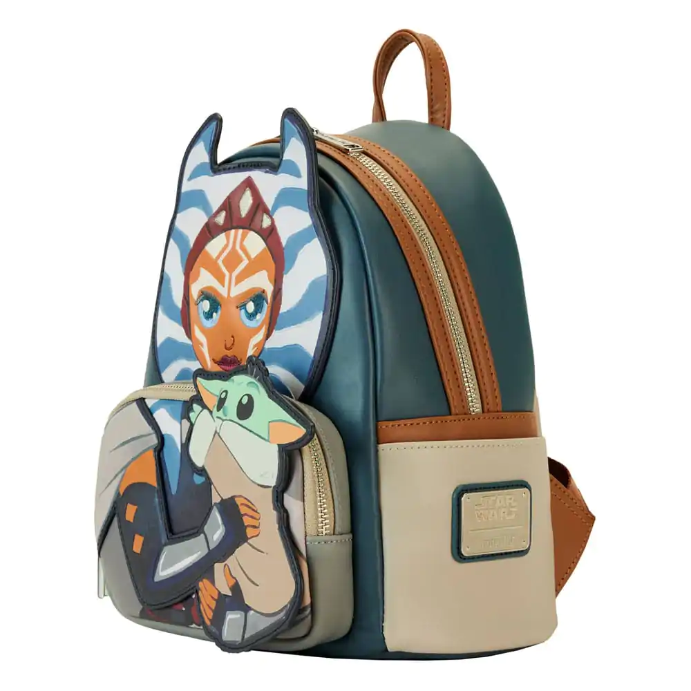 Rucsac Star Wars by Loungefly Ahsoka Holding Grogu poza produsului
