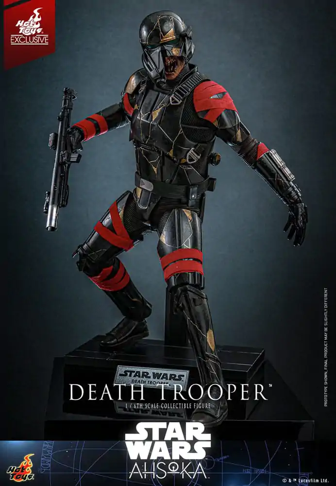 Star Wars: Ahsoka Television Masterpiece Figurina de acțiune 1/6 Death Trooper Hot Toys Exclusive 31 cm poza produsului