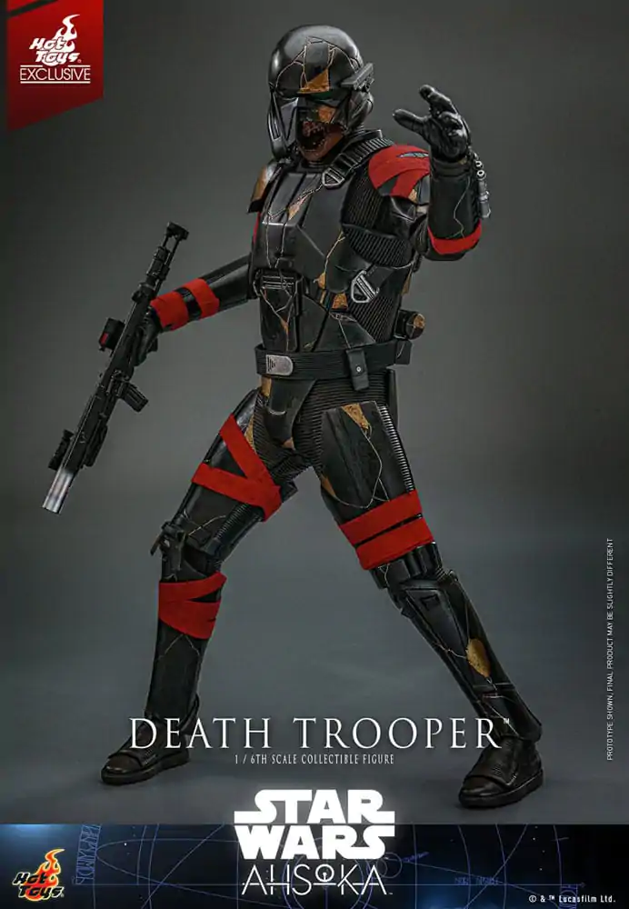 Star Wars: Ahsoka Television Masterpiece Figurina de acțiune 1/6 Death Trooper Hot Toys Exclusive 31 cm poza produsului