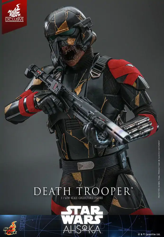 Star Wars: Ahsoka Television Masterpiece Figurina de acțiune 1/6 Death Trooper Hot Toys Exclusive 31 cm poza produsului