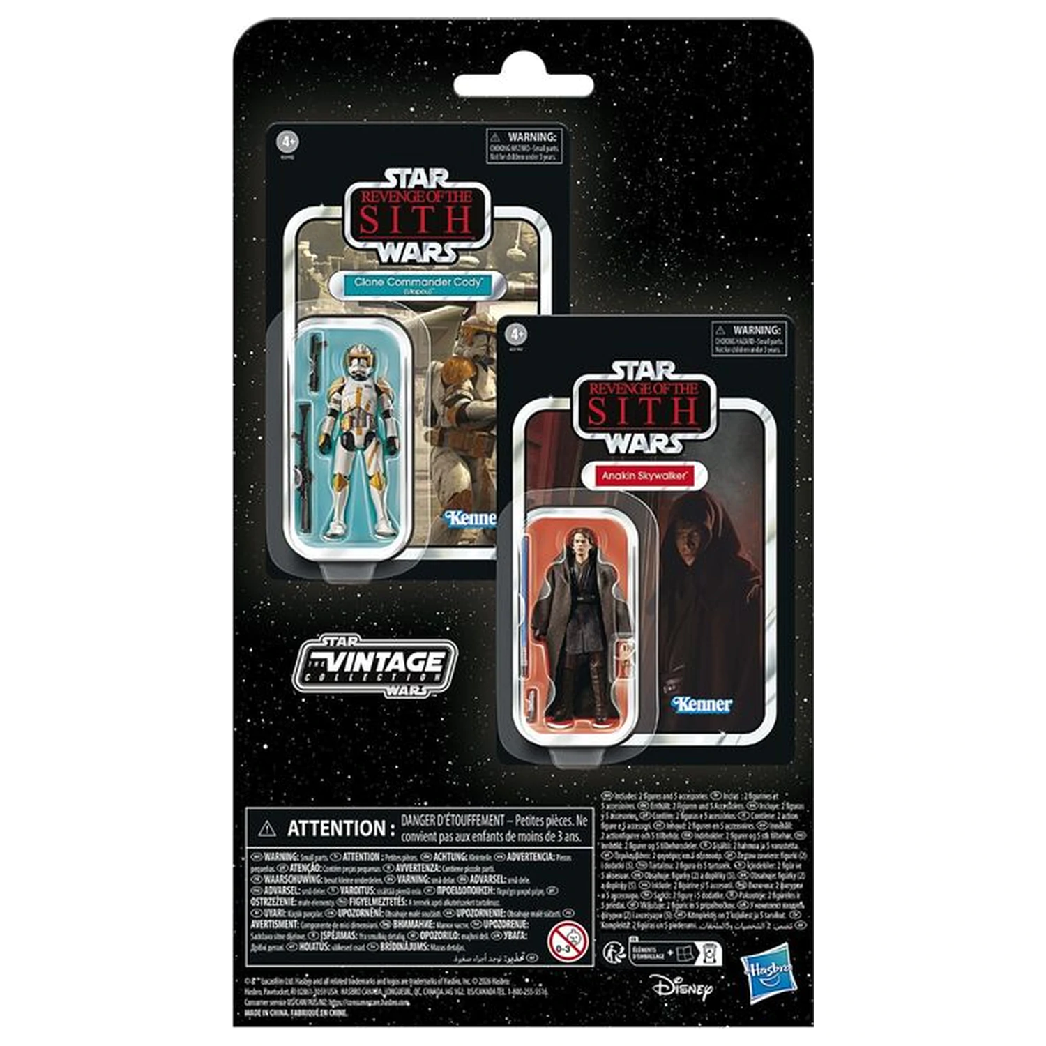 Star Wars Anakin Skywalker si Clone Commander Cody Utapau pack figurina 9.5cm poza produsului