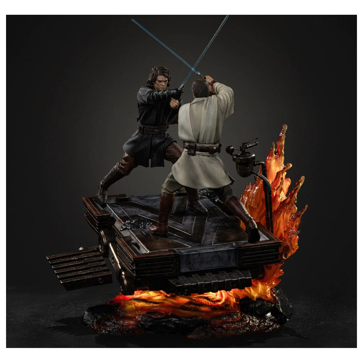 Star Wars Statuie Art Scale 1/10 Anakin vs. Obi Wan 34 cm poza produsului