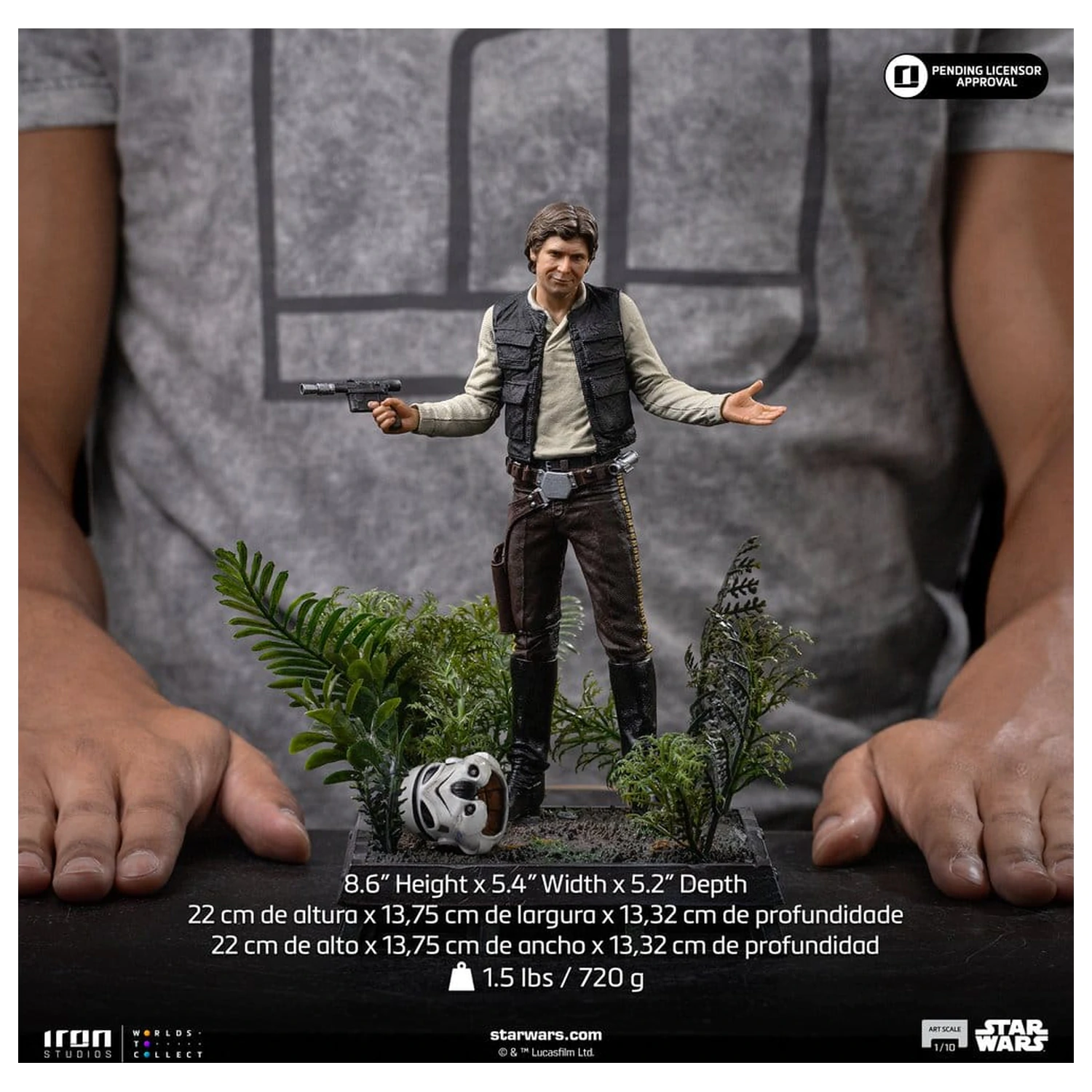 Star Wars Art Scale Statuie 1/10 Han Solo (Episode VI) 22 cm poza produsului