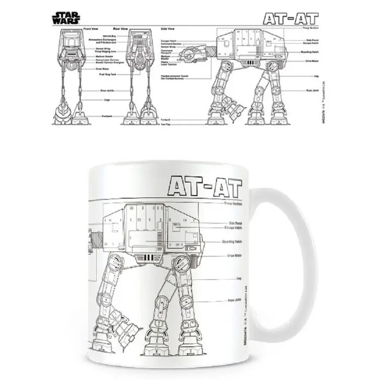 Star Wars AT-AT Sketch cană poza produsului