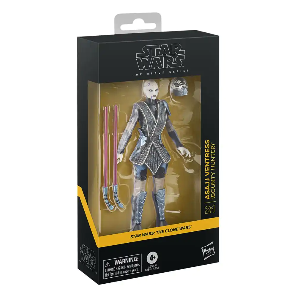 Star Wars: Attack of the Clones Asajj Ventress Bounty Hunter figura de 15 cm poza produsului