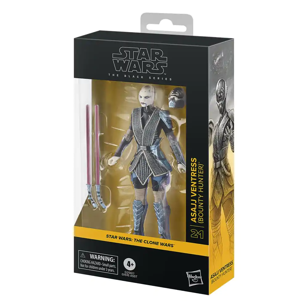 Star Wars: Attack of the Clones Asajj Ventress Bounty Hunter figura de 15 cm poza produsului