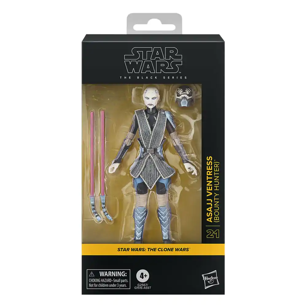 Star Wars: Attack of the Clones Asajj Ventress Bounty Hunter figura de 15 cm poza produsului