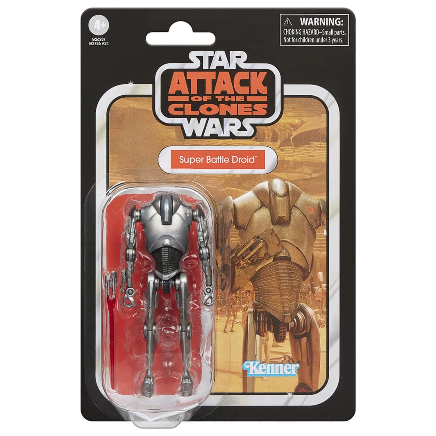 Star Wars Attack of the Clones figurina Super Battle Droid 9,5cm poza produsului
