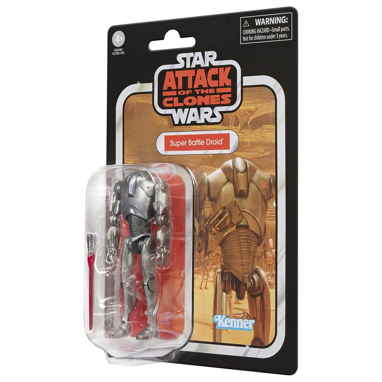 Star Wars Attack of the Clones figurina Super Battle Droid 9,5cm poza produsului
