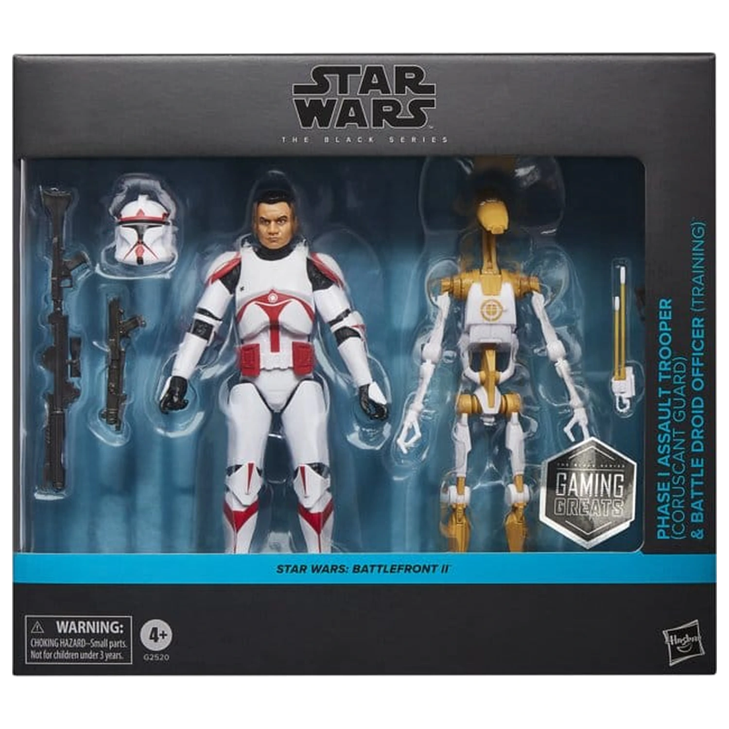 Star Wars: Battlefront II Black Series Figurina de acțiune 2-Pack Phase I Assault Trooper & Battle Droid Officer 15 cm poza produsului