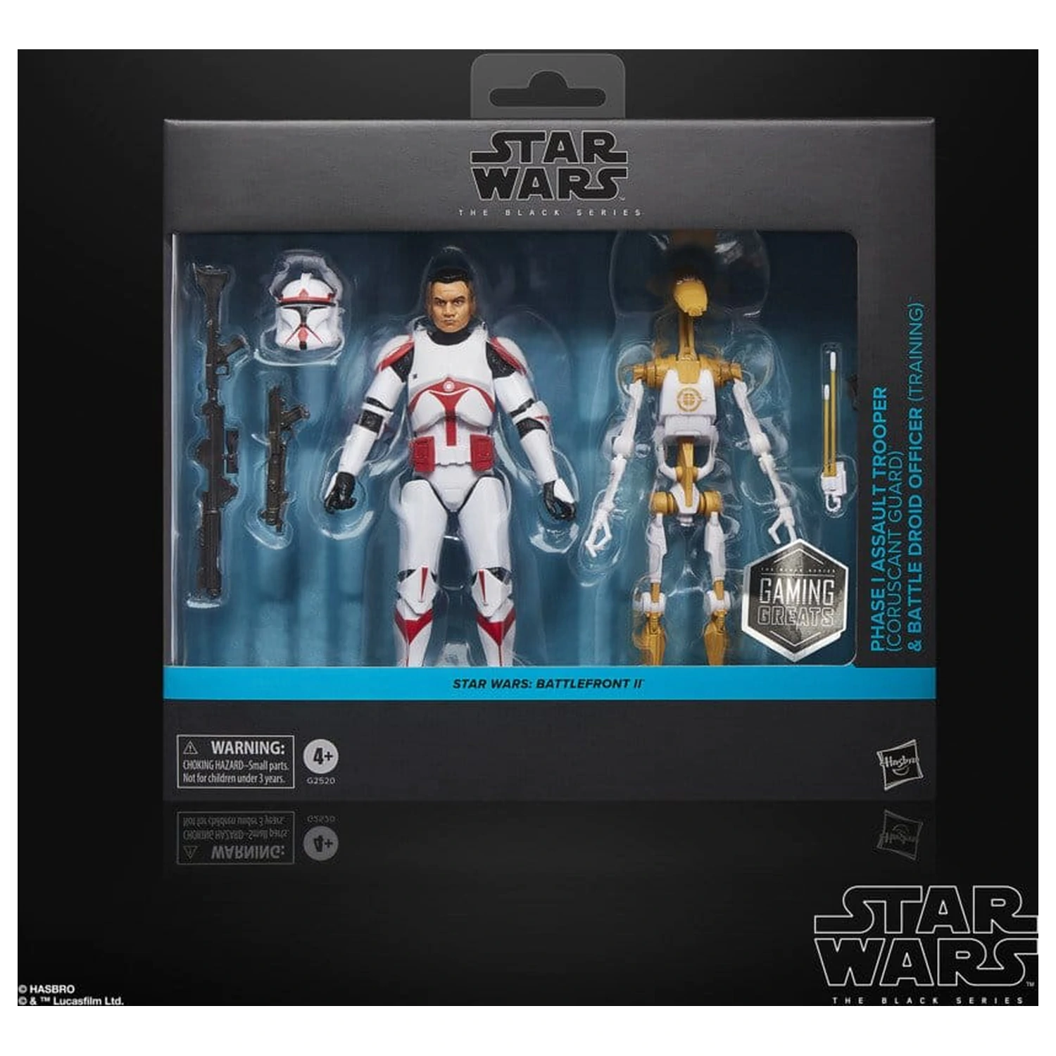 Star Wars: Battlefront II Black Series Figurina de acțiune 2-Pack Phase I Assault Trooper & Battle Droid Officer 15 cm poza produsului