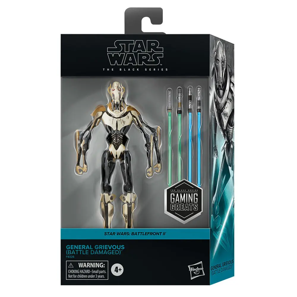 Figurină Star Wars Battlefront II General Grievous Deteriorată în Bătălie 15 cm poza produsului
