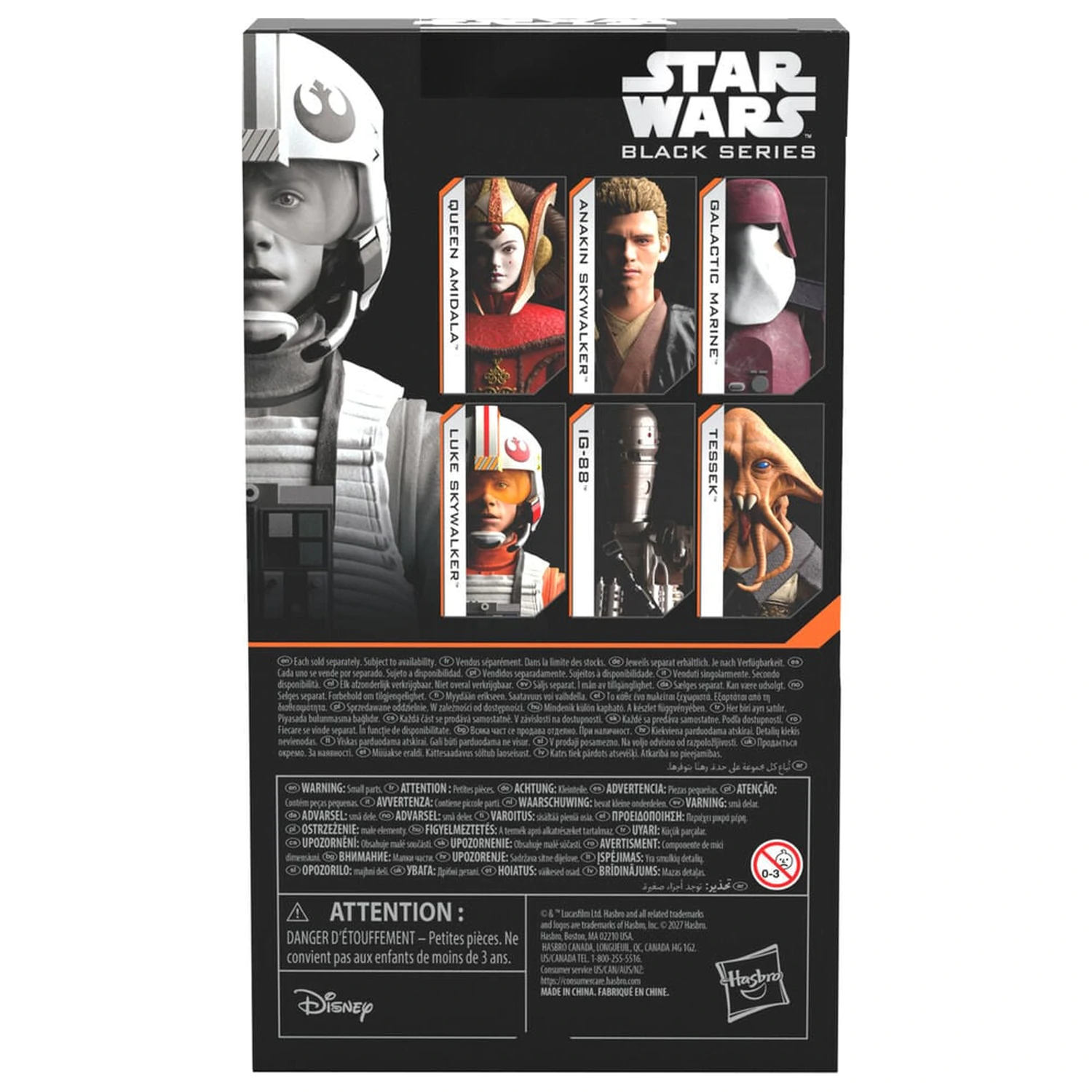 Figurina Star Wars Black Series A New Hope Luke Skywalker 15 cm poza produsului