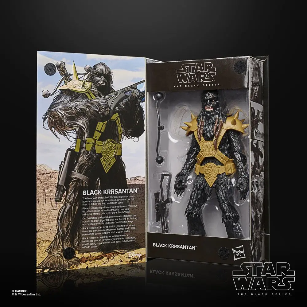 Star Wars Black Series Archive Figurina de actiune 2022 Black Krrsantan 15 cm poza produsului
