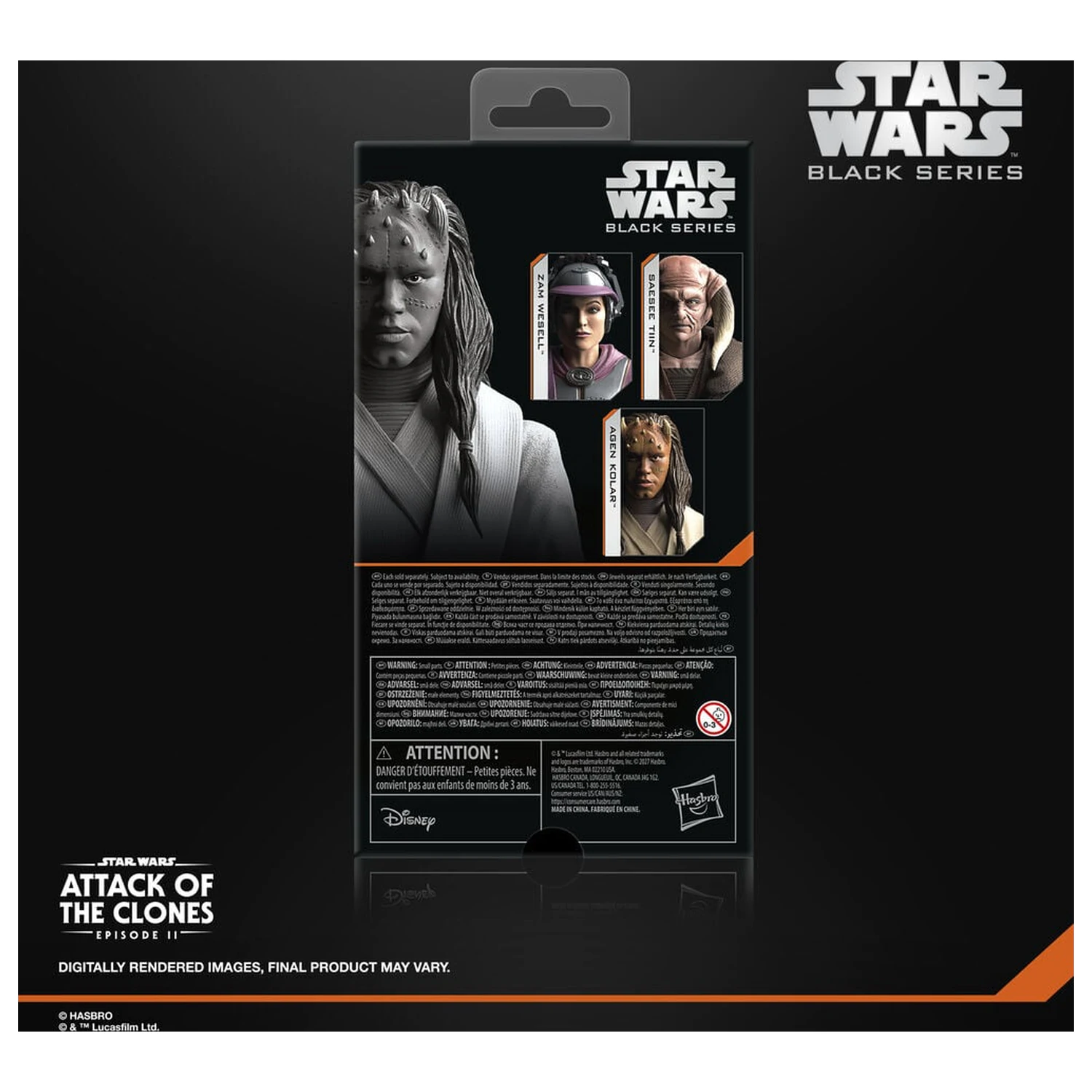 Figurina Star Wars Black Series Attack Of The Clones Agen Kolar 15 cm poza produsului