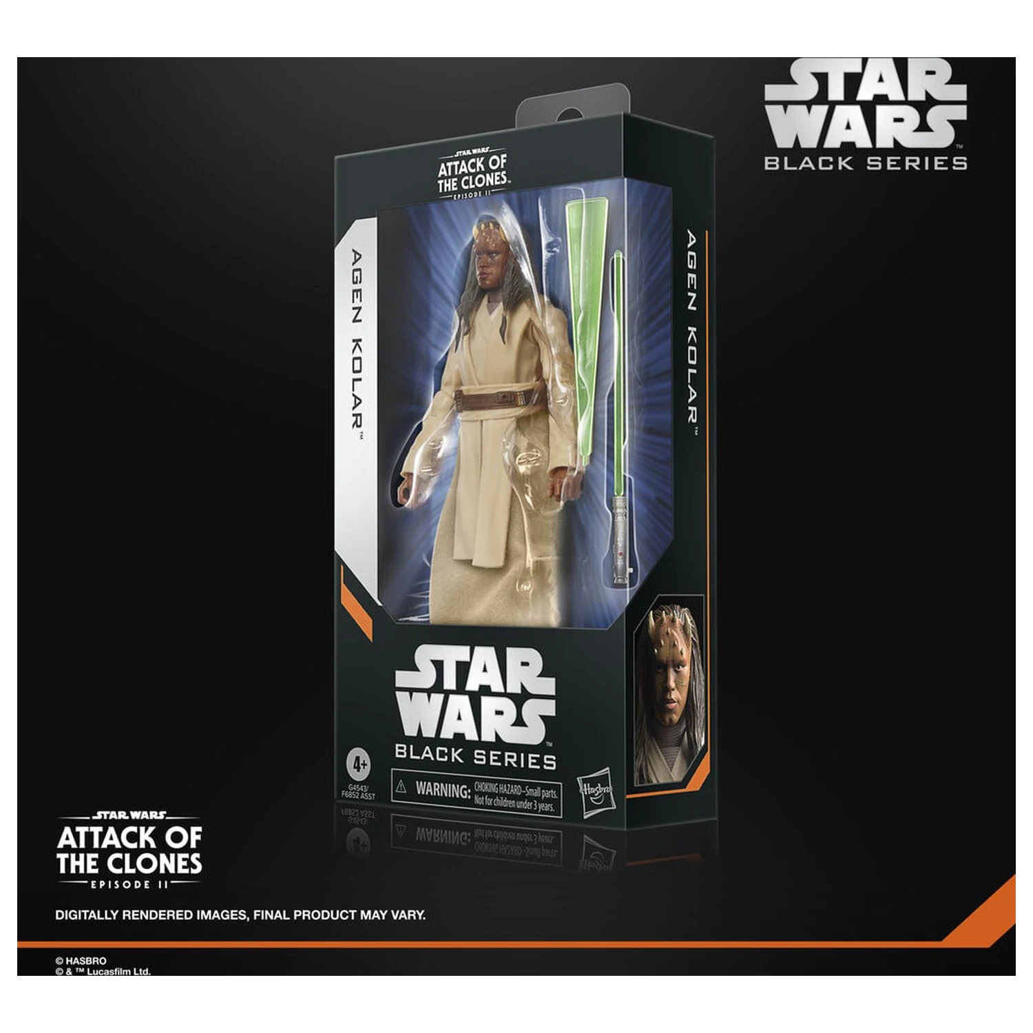 Figurina Star Wars Black Series Attack Of The Clones Agen Kolar 15 cm poza produsului