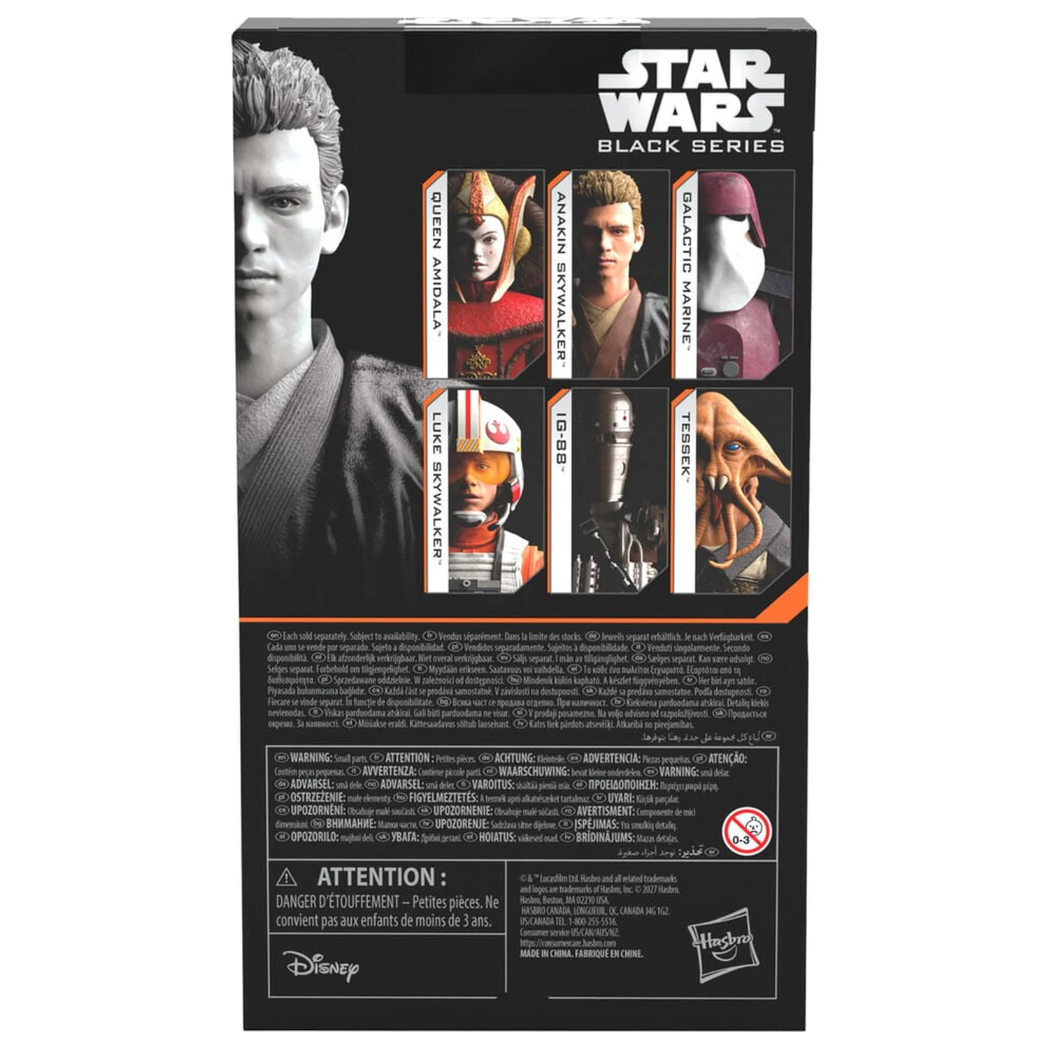 Star Wars Black Series Attack Of The Clones Anakin Skywalker figurina 15 cm poza produsului