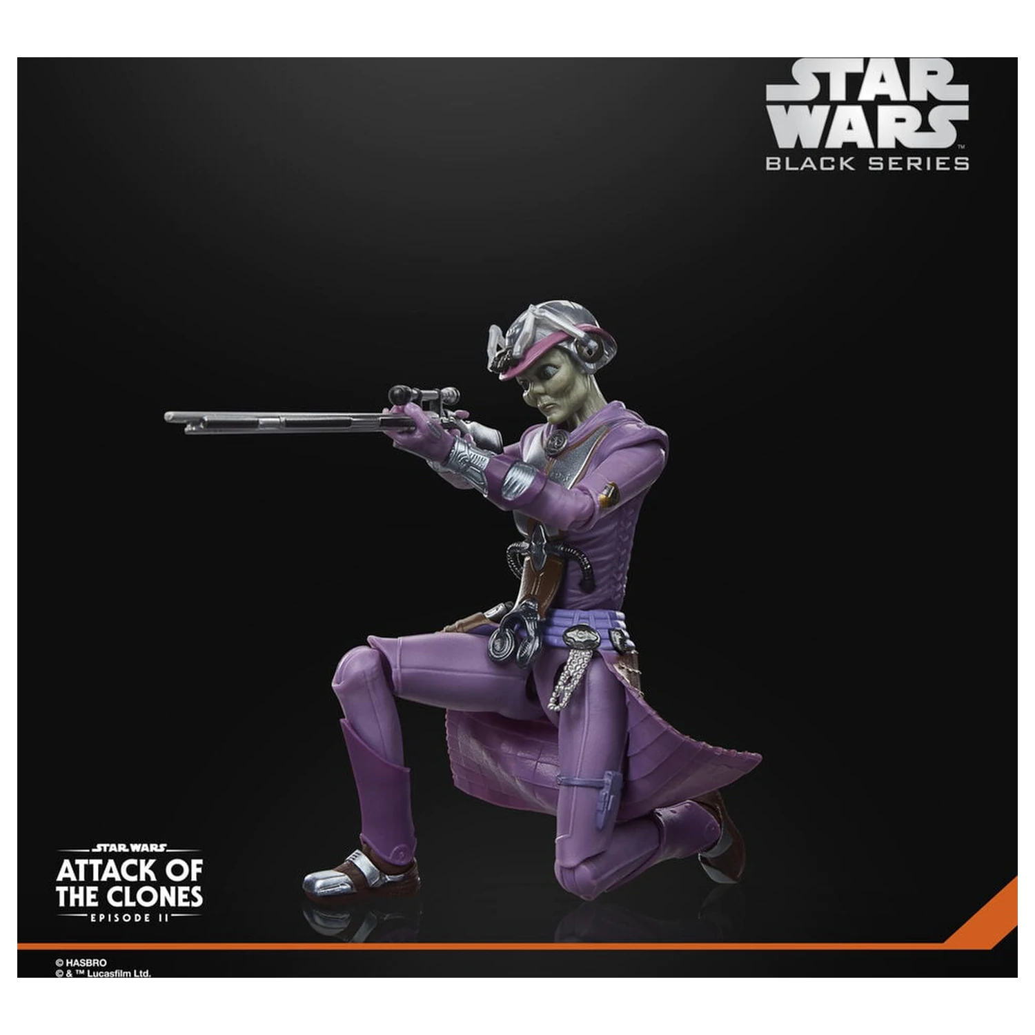 Figurina Star Wars Black Series Attack Of The Clones Zam Wesell 15 cm poza produsului
