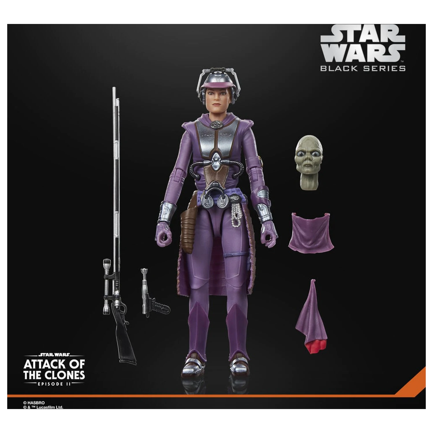 Figurina Star Wars Black Series Attack Of The Clones Zam Wesell 15 cm poza produsului
