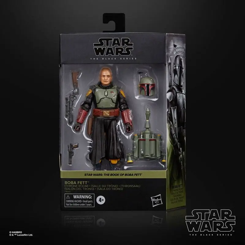 Star Wars: The Book of Boba Fett Black Series figurină de acțiune Deluxe 2022 Boba Fett (Throne Room) 15 cm poza produsului