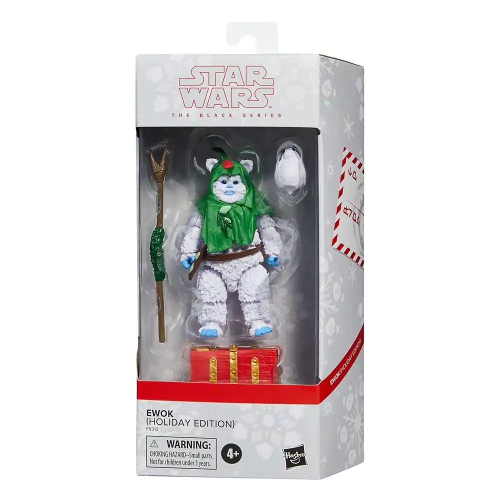 Figurină de Acțiune Star Wars Black Series Ewok (Holiday Edition) poza produsului