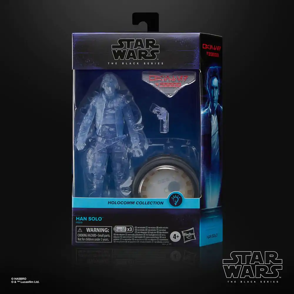 Star Wars Black Series Holocomm Collection Figurina de acțiune Han Solo 15 cm poza produsului