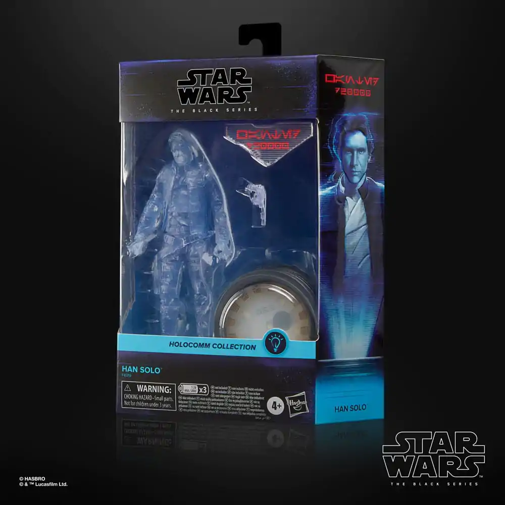 Star Wars Black Series Holocomm Collection Figurina de acțiune Han Solo 15 cm poza produsului