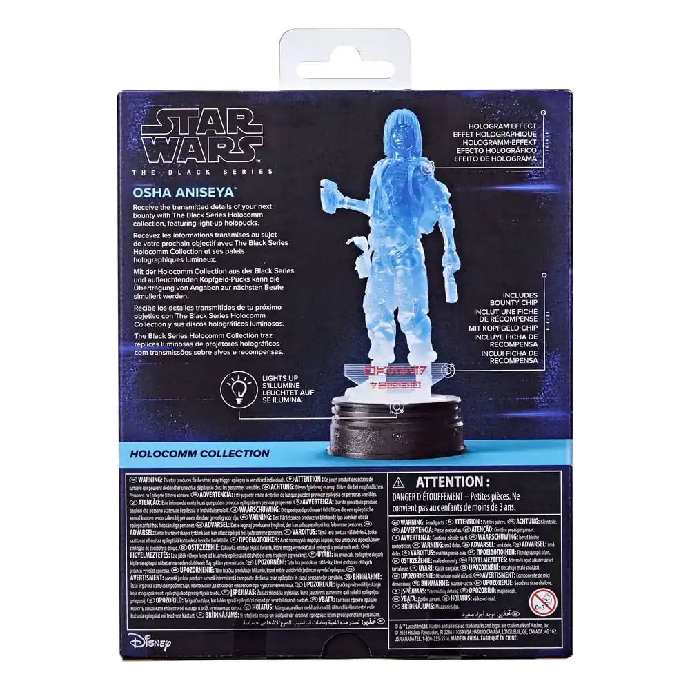 Star Wars Black Series Holocomm Collection Figurina de acțiune Osha Aniseya 15 cm poza produsului