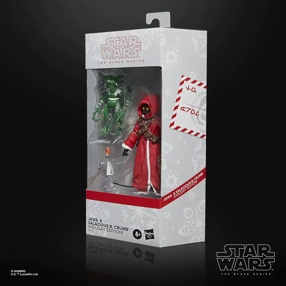 Figurină de acțiune Star Wars Black Series Jawa & Salacious B. Crumb (Holiday Edition) 15 cm poza produsului