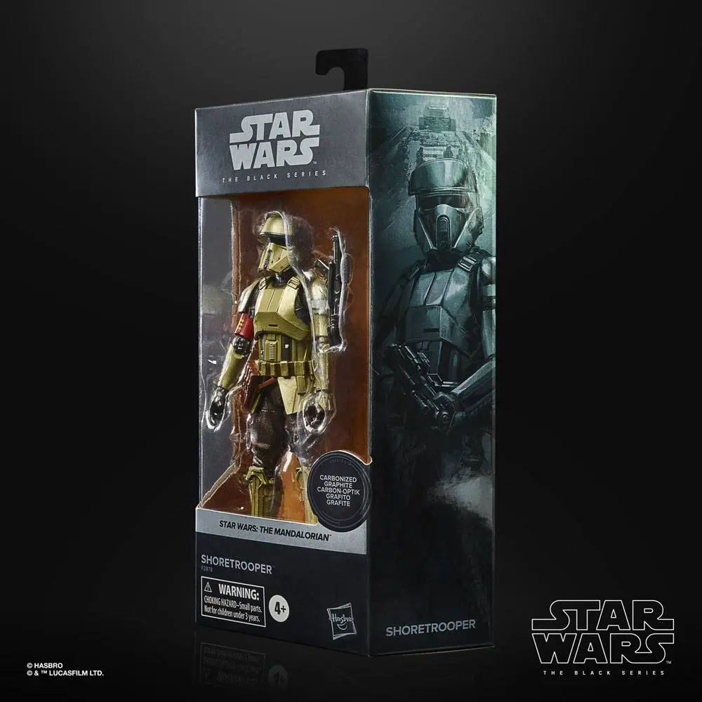 Star Wars The Mandalorian Black Series Carbonized figurină de acțiune 2021 Shoretrooper 15 cm poza produsului