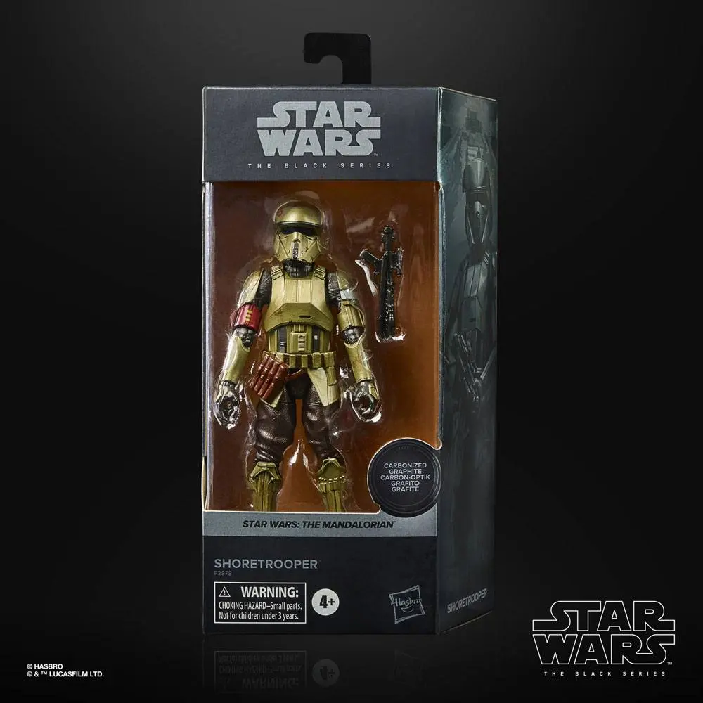 Star Wars The Mandalorian Black Series Carbonized figurină de acțiune 2021 Shoretrooper 15 cm poza produsului