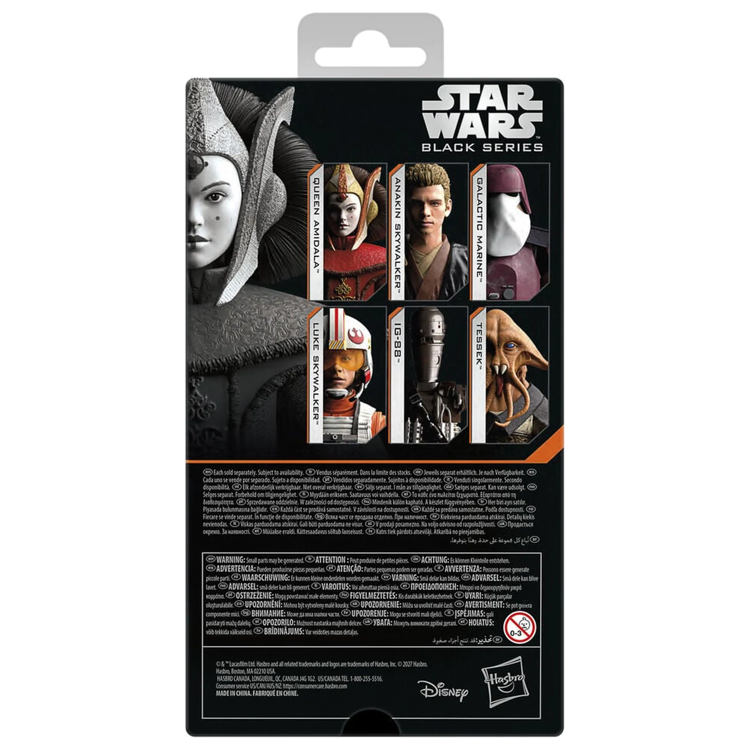 Figura Star Wars Black Series The Phantom Menace Queen Amidala 15 cm poza produsului