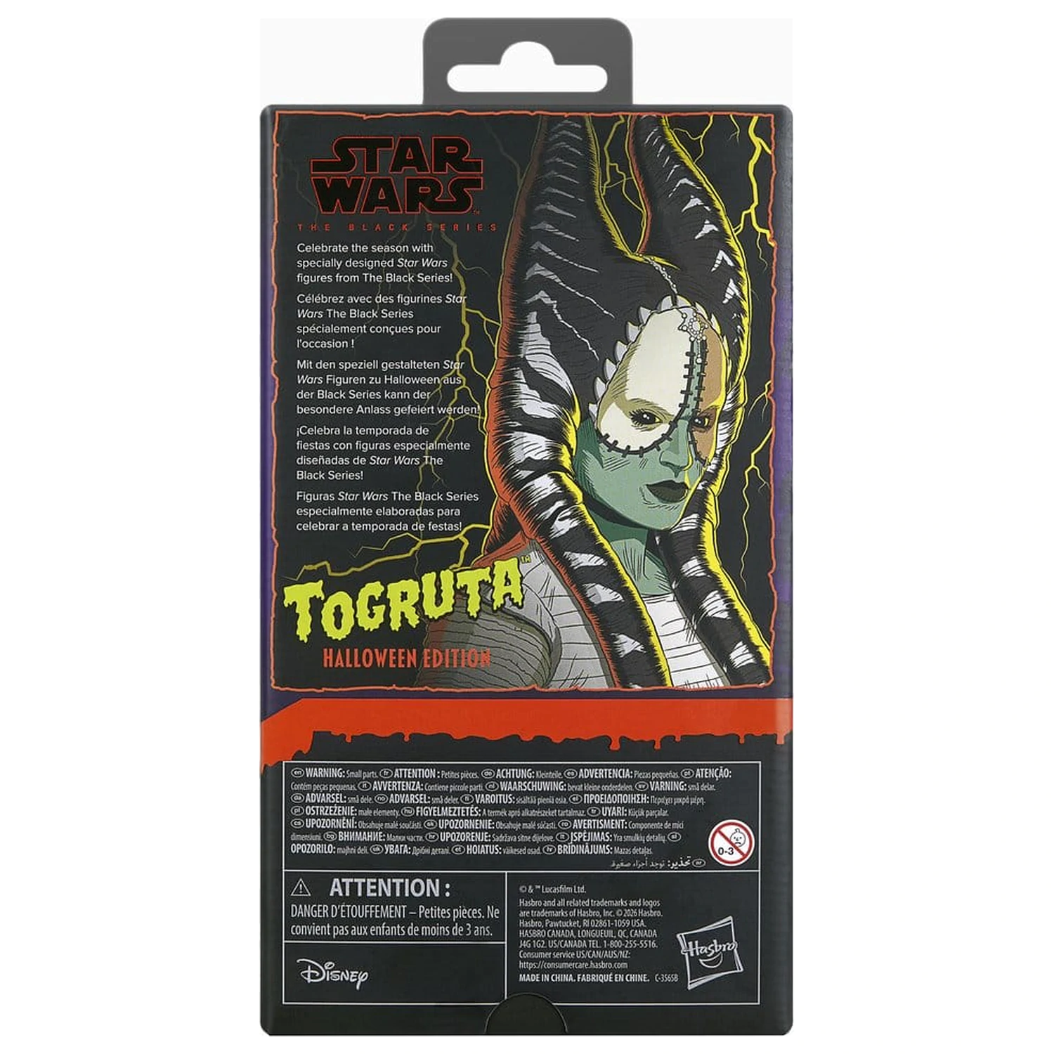 Star Wars Black Series Figura de actiune Togruta (Halloween Edition) 15 cm poza produsului