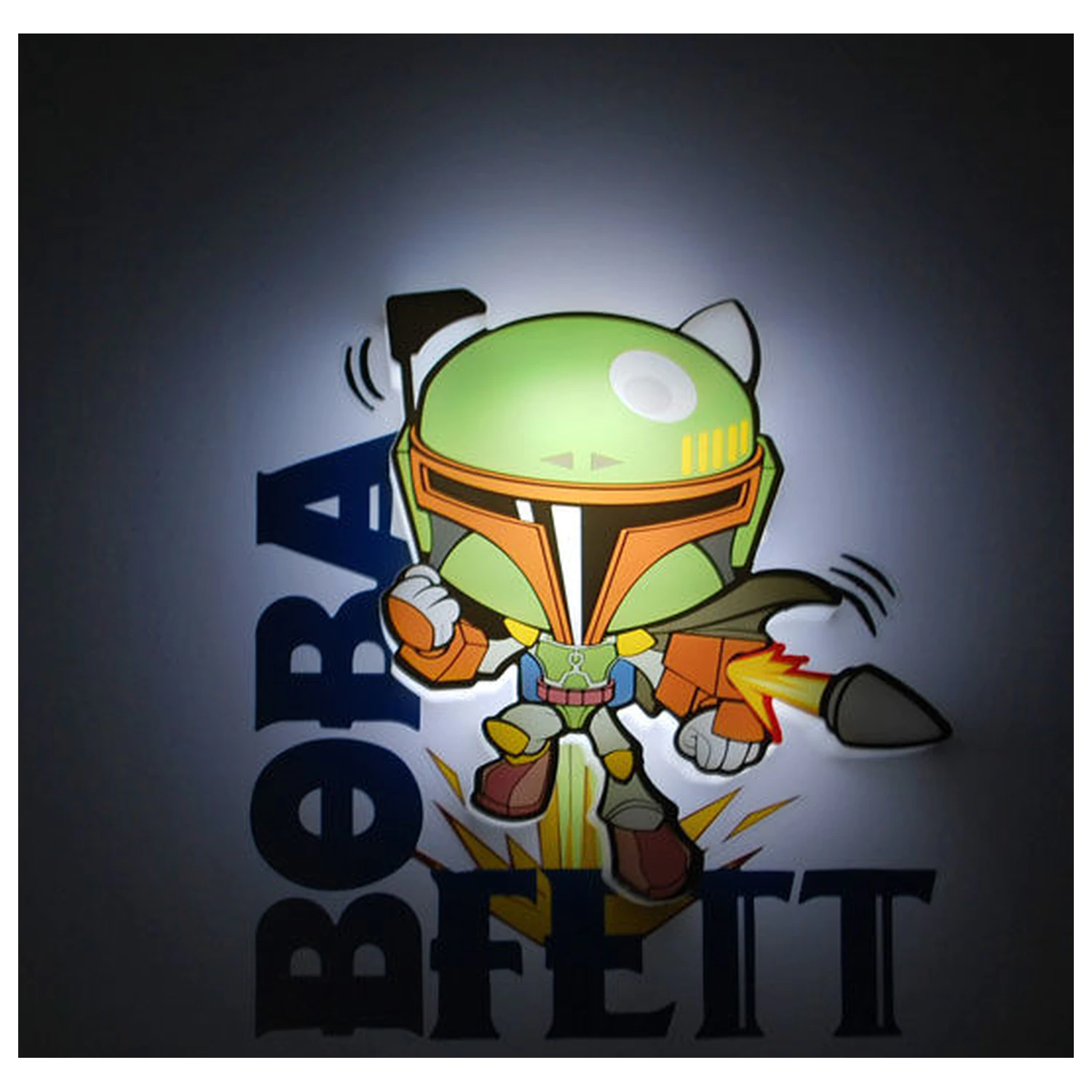 Star Wars Boba Fett 3D Light FX mini lampa poza produsului