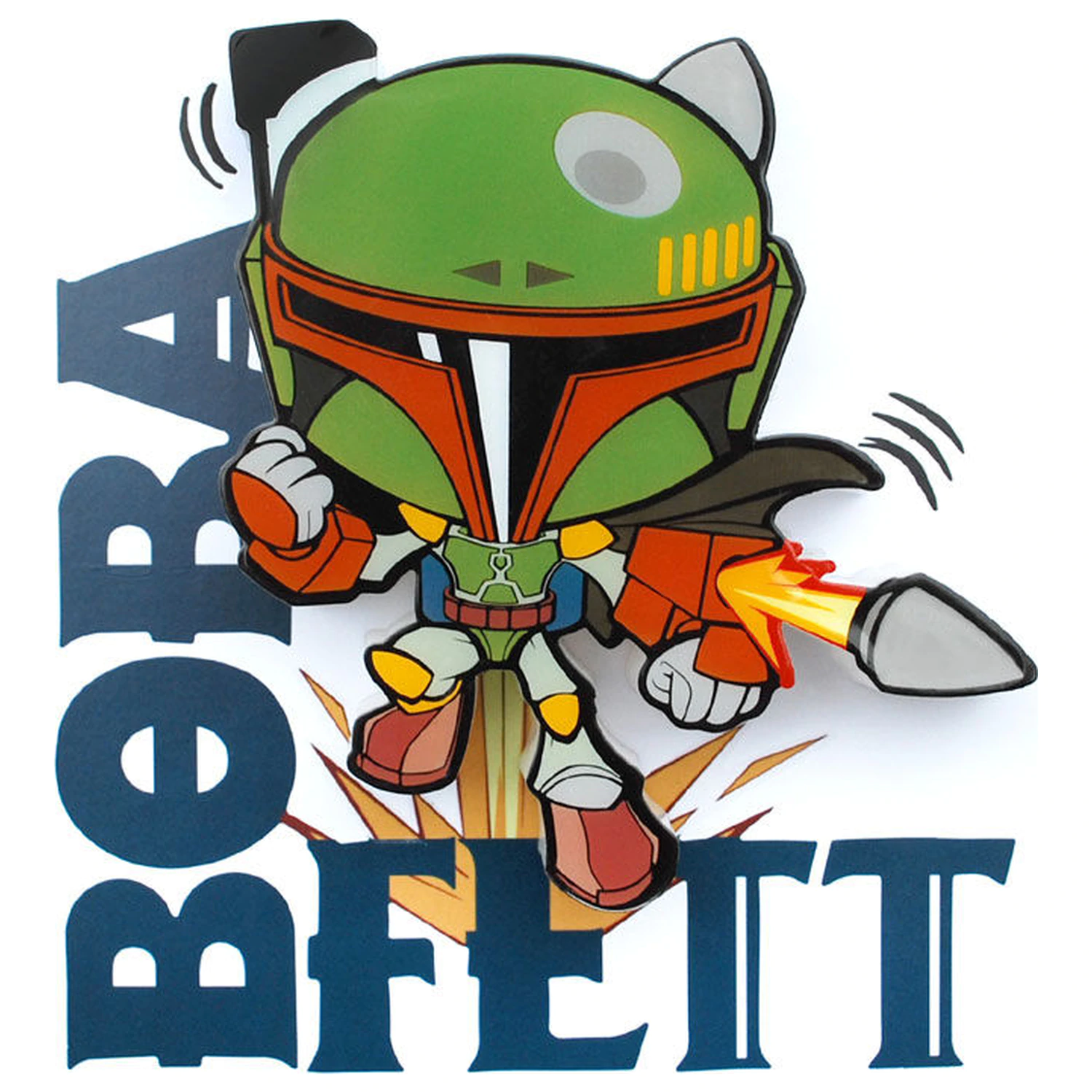 Star Wars Boba Fett 3D Light FX mini lampa poza produsului