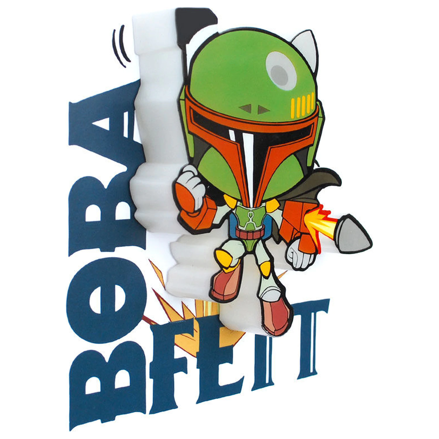 Star Wars Boba Fett 3D Light FX mini lampa poza produsului