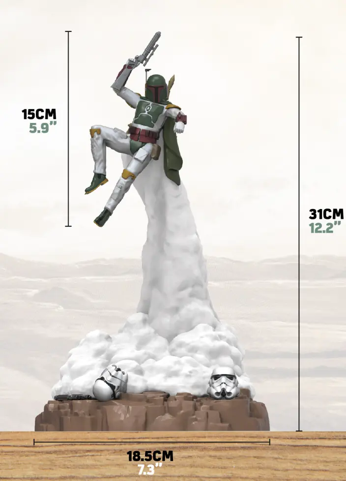 Star Wars: Boba Fett Dioramă Lumină 31 cm poza produsului