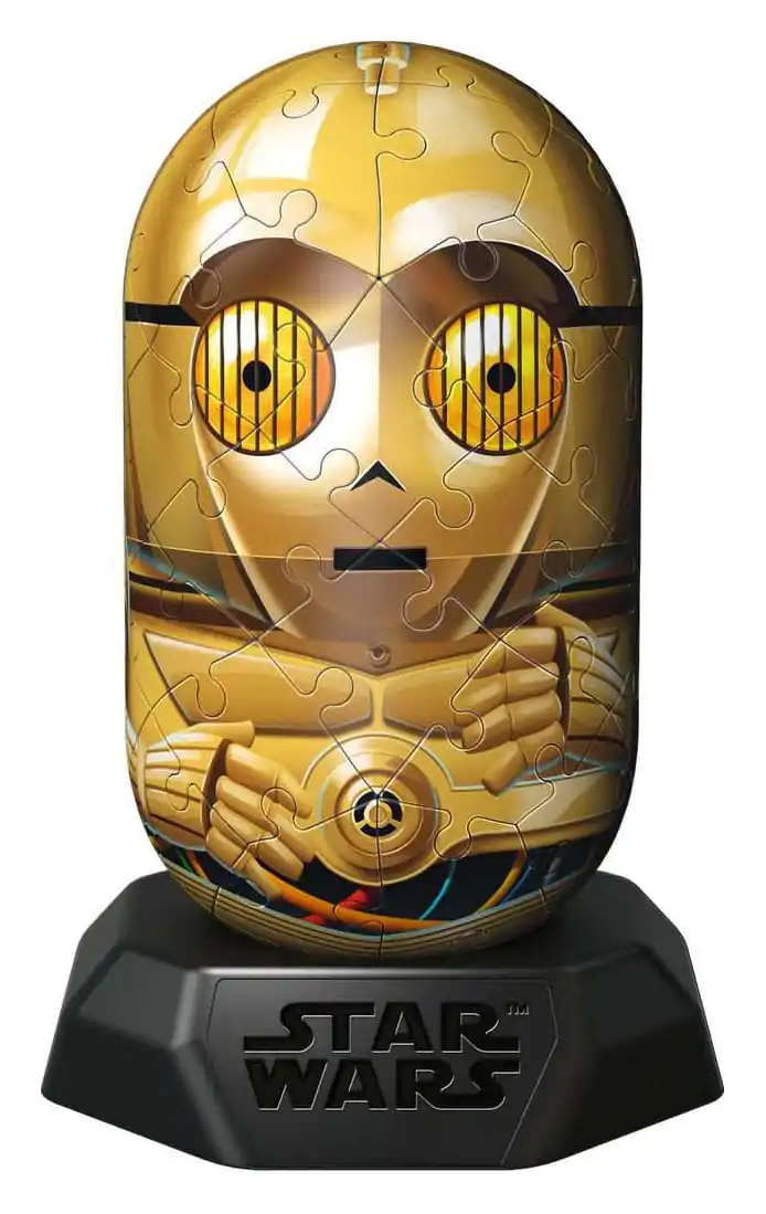 Star Wars Hylkies Puzzle 3D C-3PO (55 piese) poza produsului