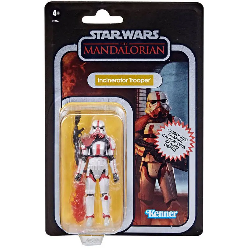 Star Wars The Mandalorian Vintage Collection Carbonized Figurina de Acțiune 2021 Incinerator Trooper 10 cm poza produsului