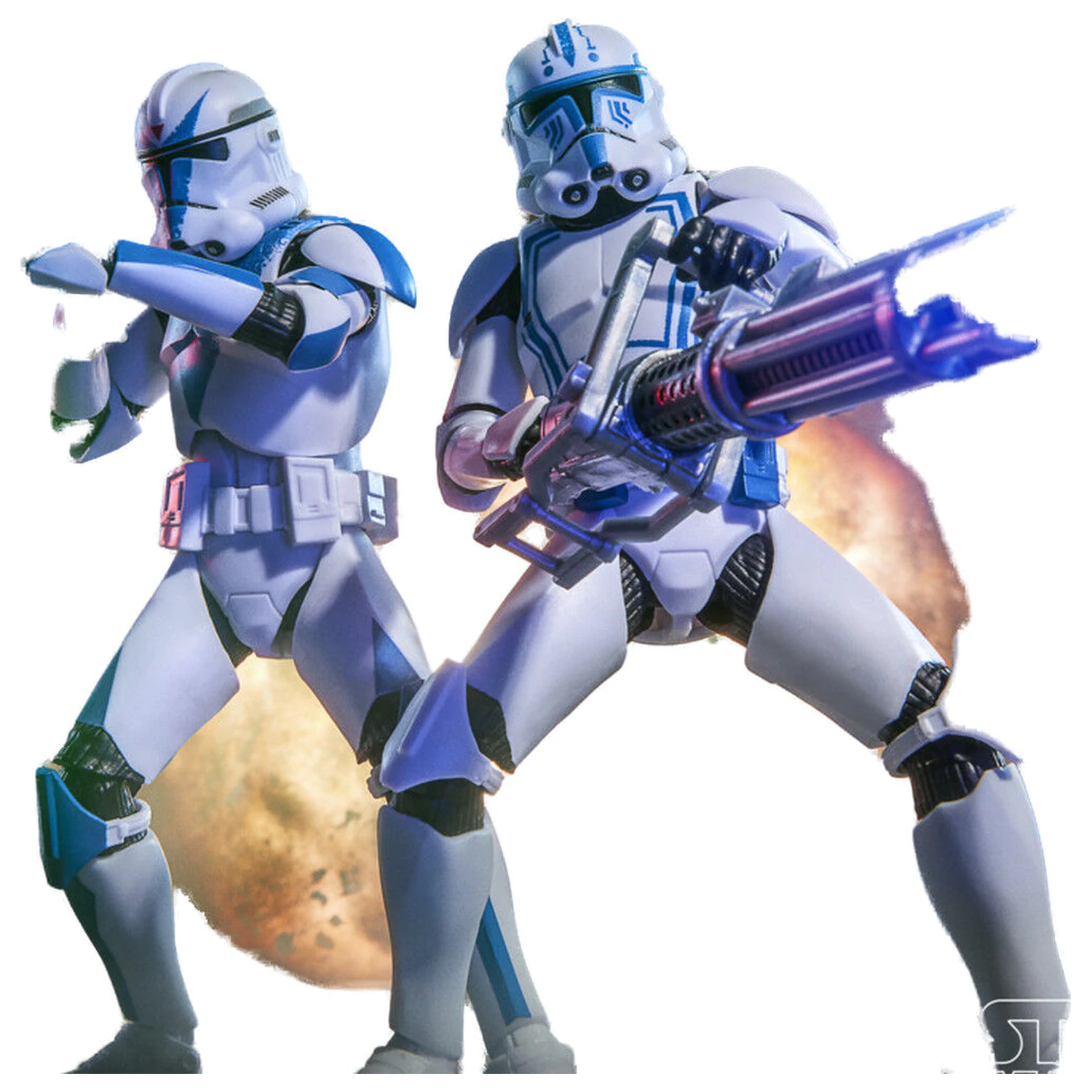 Star Wars Clone Trooper Dogma & Clone Trooper Hardcase pachet 2 figurine 15cm poza produsului