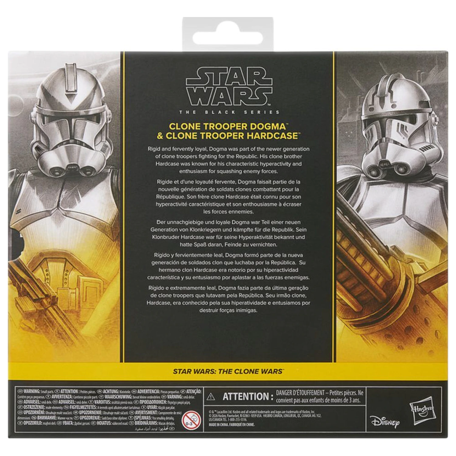 Star Wars Clone Trooper Dogma & Clone Trooper Hardcase pachet 2 figurine 15cm poza produsului