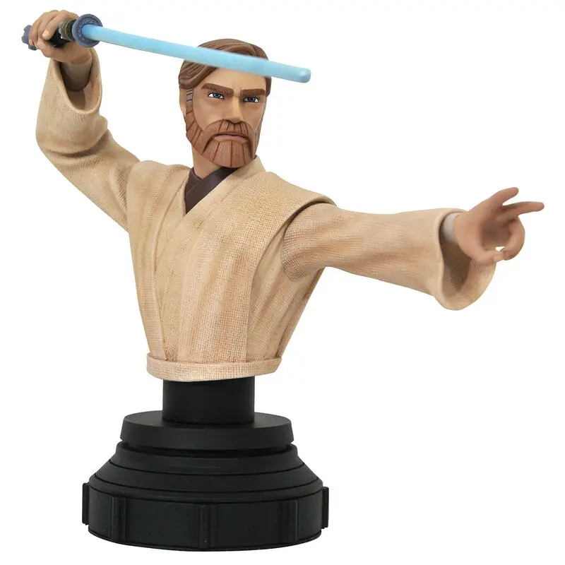 Star Wars The Clone Wars Bust statuetă 1/7 Obi-Wan Kenobi 15 cm poza produsului